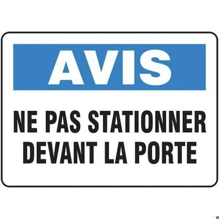 Accuform OSHA CAUTION Safety Sign FORKLIFT MVHR694XP MVHR694XP